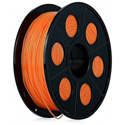 3D filament 1,75 mm TPU rubber gummi transparent orange 800g