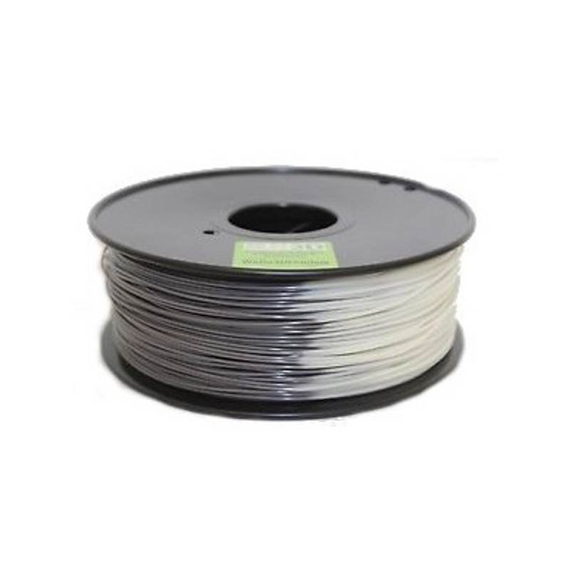 3D Filament 1,75 mm PLA Tempshift grau zu weiß 1000g 1kg