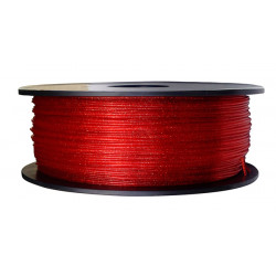 3D Filament 1,75 mm PLA funkelnd twinkling transparent rot 1000g 1kg