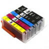 Kompatible Tinten zu PGI-580PGBK XXL/CLI-581 XXL Multipack
