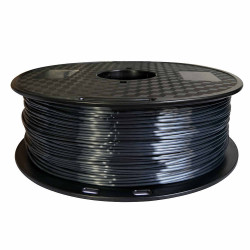 3D Filament 1,75 mm Polymer Silk schwarz 1000g 1kg